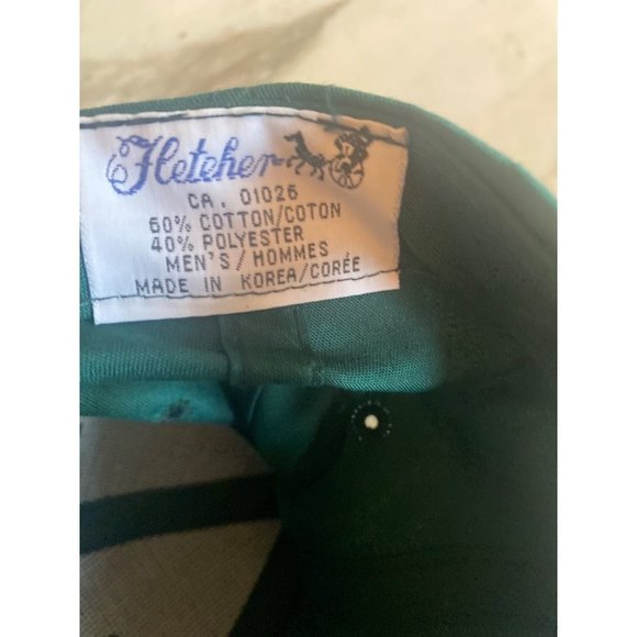 Banff Springs Green Blue Vintage 1990s Hat Cap Adjustable - Picture 6 of 8